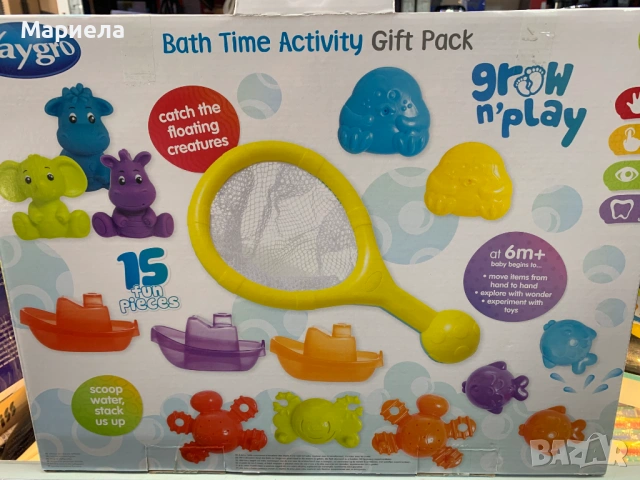 Playgro Комплект играчки за баня, снимка 7 - Други - 53705952