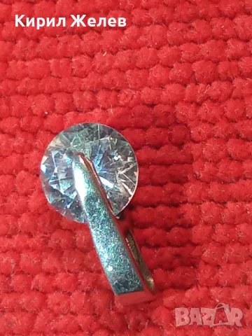 СТИЛЕН СКЪПОЦЕНЕН СРЕБЪРЕН ПЕНДАНТ РОДИРАНО СРЕБРО 925 с ВЪРТЯЩ се ЮВЕЛИРНО ФАСЕТИРАН ЦИРКОН 49359, снимка 11 - Колиета, медальони, синджири - 49600714