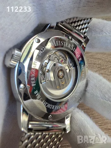 БАРТЕР MeisterSinger Perigraph Automatic 43mm, снимка 9 - Мъжки - 55789748