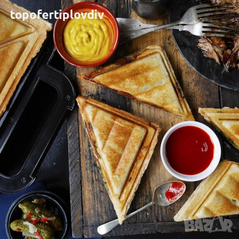 Тостер за сандвичи Breville, снимка 5 - Тостери - 52254225