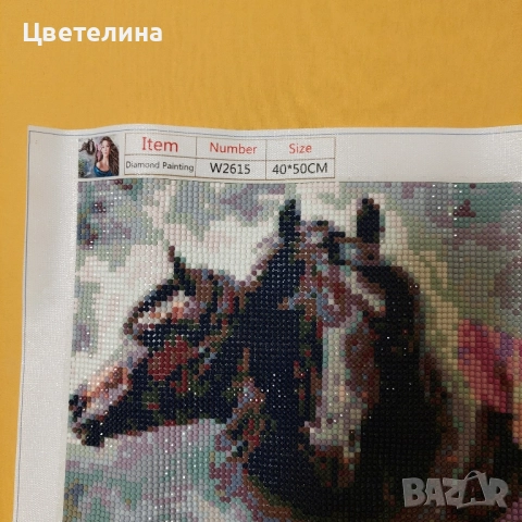 Диамантен гоблен без рамка, снимка 2 - Гоблени - 52187796