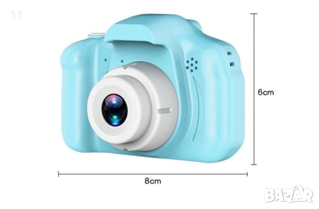Детски електронен фотоапарат. Цвят: Син или Розов, снимка 4 - Образователни игри - 53276411