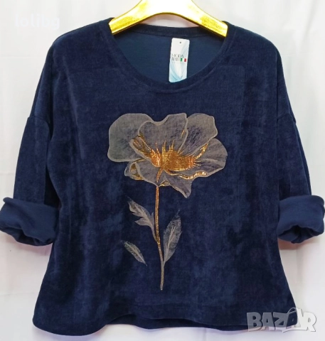 Италиански дамски блузи 2Х-3ХЛ размер., снимка 8 - Блузи с дълъг ръкав и пуловери - 52303437