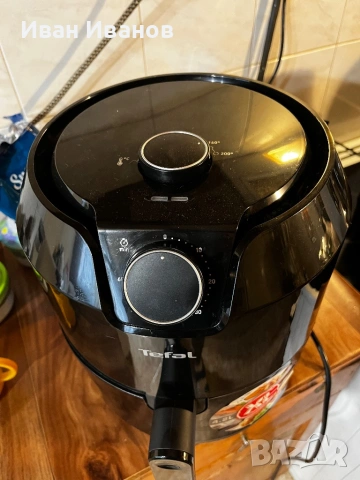Tefal фритюрник Airfryer 4.2l използван, снимка 4 - Фритюрници - 53079639
