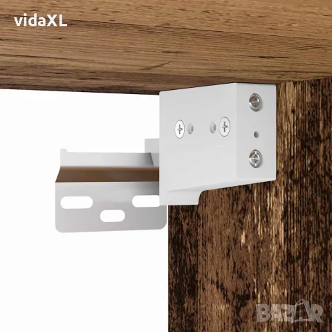 vidaXL Шкаф за мивка в баня 2 бр. Старо дърво 60 x 38,5 x 48 cm, снимка 10 - Смесители - 56147000