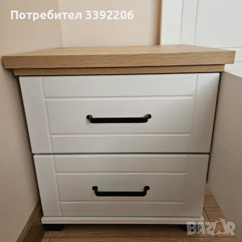 Спален комплект 160x200 – Magniflex Massaggio Deluxe + ортопедична рамка + 2 нощни шкафчета, снимка 11 - Спални и легла - 55877241