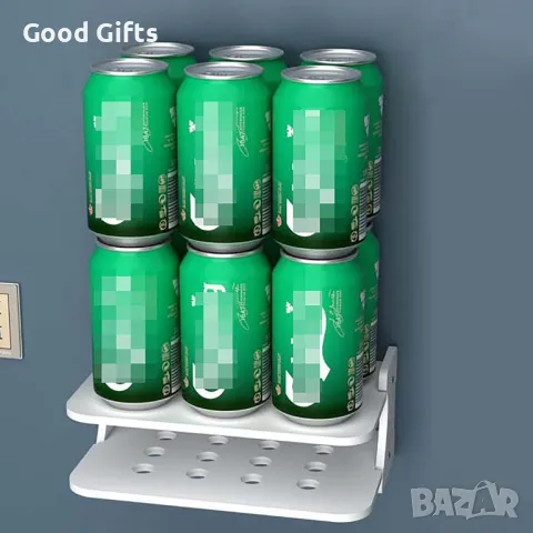 Стенен ТВ рафт за рутер и аксесоари – компактен и практичен, снимка 3 - Други стоки за дома - 50384305