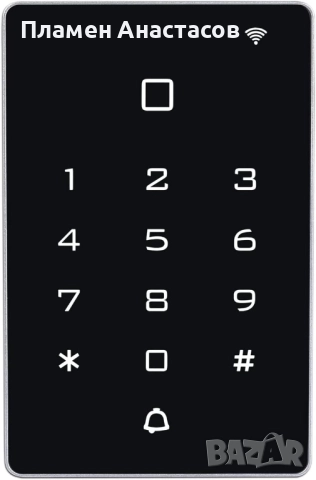 Tuya WiFi RFID клавиатура за контрол на достъп – водоустойчива IP68, WG26/34 изход, снимка 2 - Друга електроника - 52533582