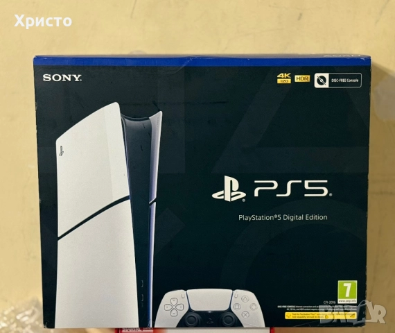 НОВО!!! Конзола PlayStation 5 Digital Edition (PS5) Slim, 1TB SSD , снимка 3 - PlayStation конзоли - 52193614