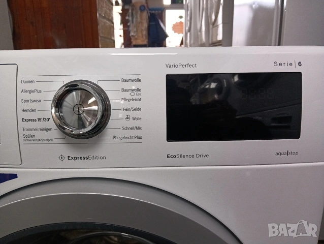 Уникална пералня Бош Bosch Serie 6 A+++ 8кг 2 години гаранция!, снимка 9 - Перални - 53265572