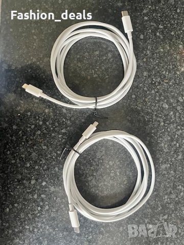 Нови 2 бр.Кабели за бързо зареждане iPhone -2м./USB C към Lightning кабел за iPhone 14 Pro Max , снимка 8 - USB кабели - 41360580