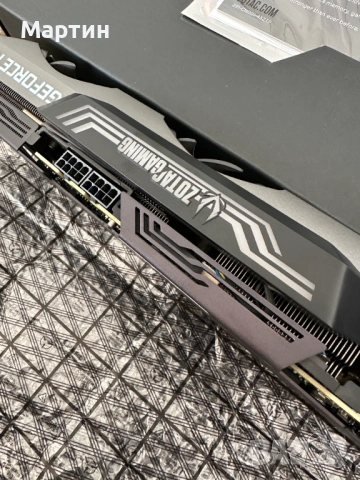 Видео карта Zotac GeForce RTX 3090 24GB, снимка 5 - Видеокарти - 53783394