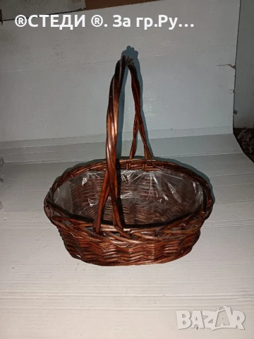 Ратанова кошница, снимка 3 - Декорация за дома - 50926817