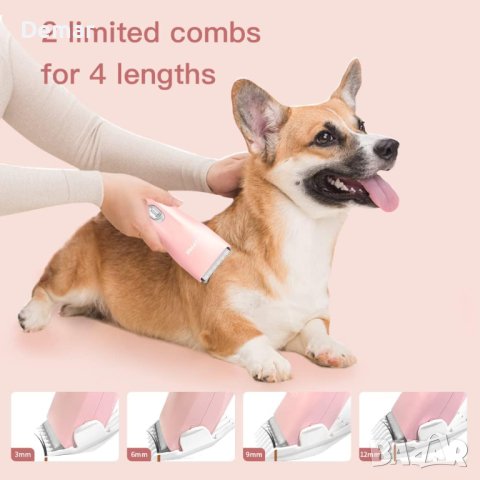 Професионалнa машинкa -тример за кучета и котки безжична водоустойчива, снимка 7 - За кучета - 41887695