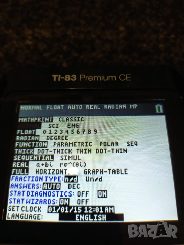 Графичен калкулатор Texas TI-83 Premium CE, снимка 10 - Друга електроника - 53622220