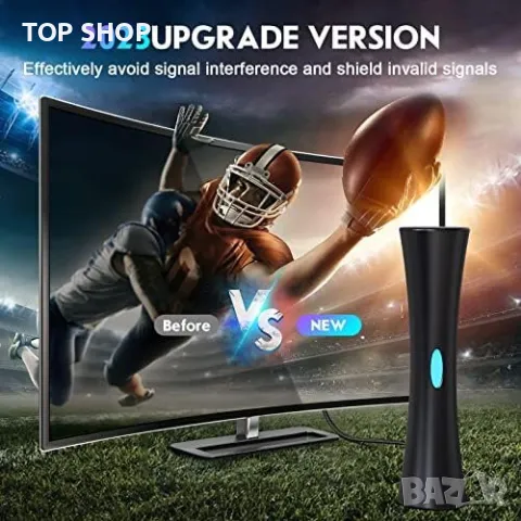 Нова Вътрешна телевизионна антена голям обхват силен сигнал телевизор, снимка 7 - Приемници и антени - 49309192