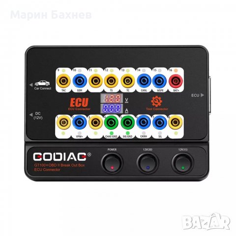 Тестова платформа GODIAG GT100+PRO, OBD2 Breakout Box, снимка 2 - Части - 39784280