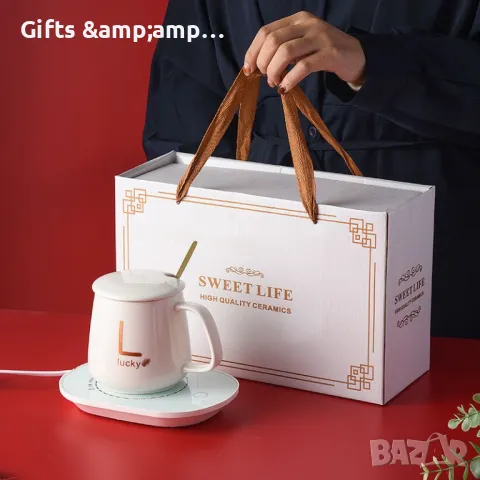 Елегантен комплект за сервиране на топли напитки, снимка 1