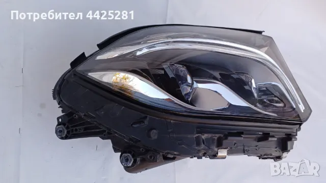 фар десен Mercedes GLS A166 X166 Full Led модел 2015-2019 г. #1010V., снимка 2 - Части - 49958344
