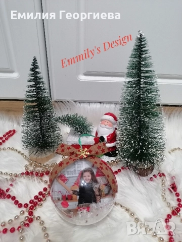 Коледни топки със снимки на най- ниски цени , снимка 12 - Декорация за дома - 52591505
