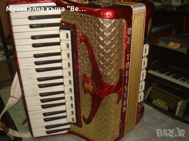 Акордеон Велтмайстер 120 баса с куфар, снимка 4 - Акордеони - 52877265
