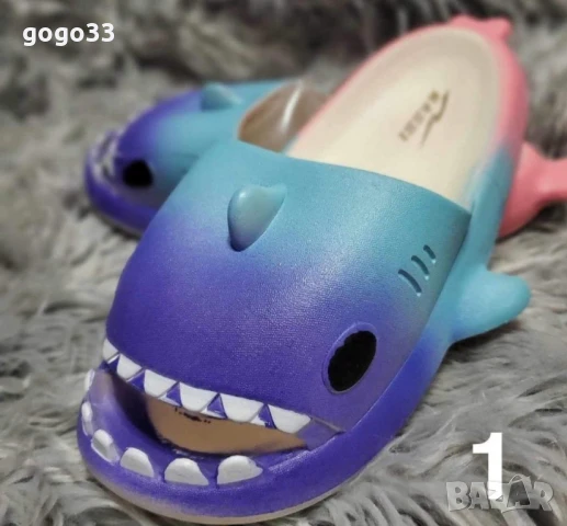 Леки и удобни чехли тип акула за цялото семейство, снимка 2 - Детски сандали и чехли - 49703511