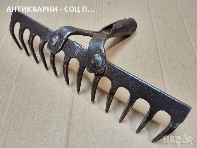 Стар Кован Търмък, Гребло. / НОМЕР 1568., снимка 3 - Антикварни и старинни предмети - 53661471