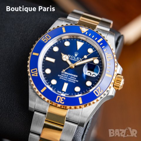 Rolex Submariner Dual Tone SWISS ETA 1:1 мъжки часовник, снимка 3 - Мъжки - 41938757