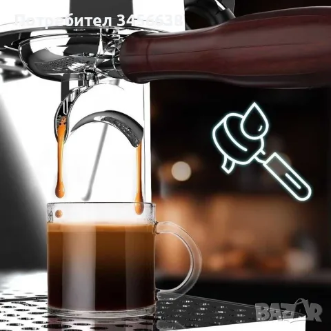 Еспресо машина Cecotec Baristeo Iconic (15 Bar, 58mm), снимка 6 - Кафемашини - 56304010