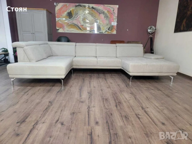 ПРОМОЦИЯ!!! Бежов П - образен ъглов диван ZE-EM20021, снимка 10 - Дивани и мека мебел - 52838362