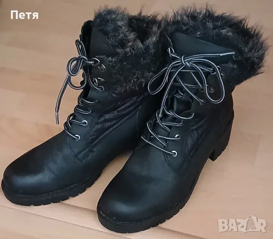 Дамски боти - черни, снимка 3 - Дамски боти - 55877639