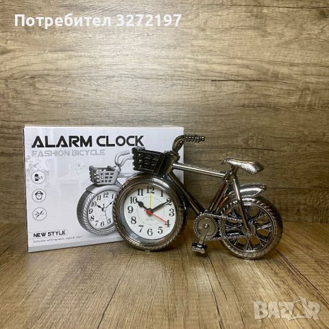 Настолен Ретро часовник,будилник Велосипед/Колело, снимка 3 - Други - 40933037
