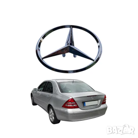 W203 Задна емблема за Мерцедес Mercedes-Benz C-class 70мм 2000-2007г.