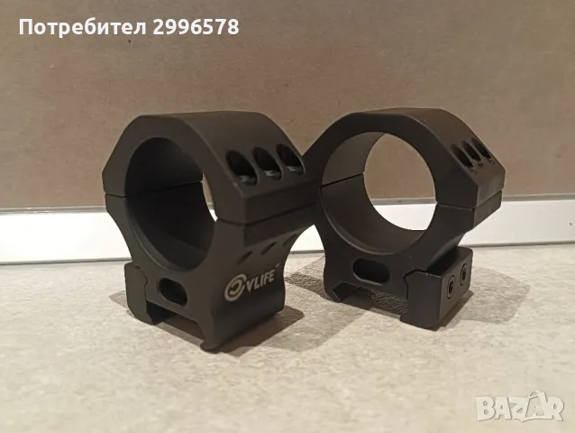Рингове 30мм за оптика пикатини picatinny weaver база монтаж монтажи монтажни пръстени моноблок