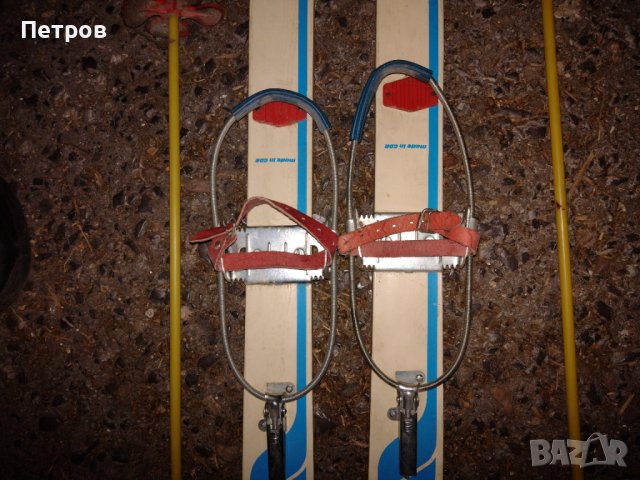 Ретро Колекционерски Детски Ски Germina. ГДР производство, снимка 3 - Други ценни предмети - 38661544