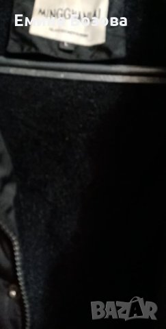 Мъжко черно шушляково яке Mingguanlai, снимка 3 - Якета - 34442218