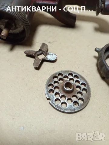 Соц Стара Малка Немска Месомелачка Номер 5., снимка 9 - Антикварни и старинни предмети - 49800343