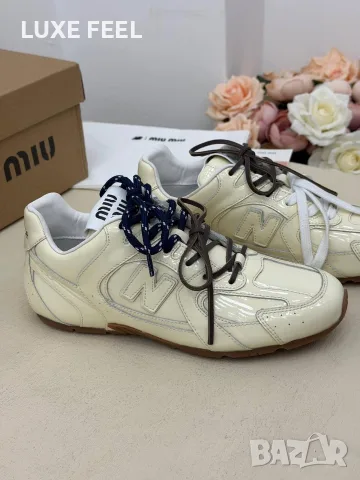 Miu Miu & New Balance 🤍Дамски Обувки , снимка 6 - Дамски ежедневни обувки - 55888979