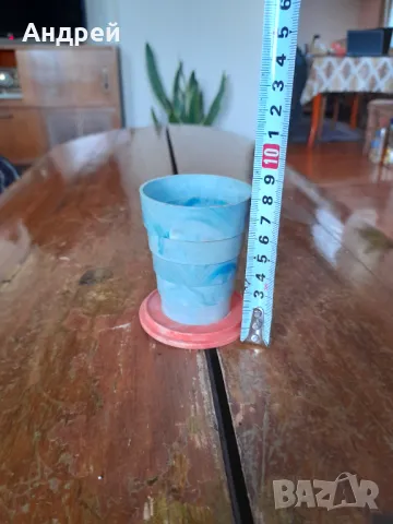 Стара сгъваема чаша #7, снимка 5 - Други ценни предмети - 48464903