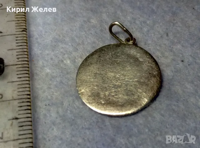 Старинна КАТОЛИЧЕСКА СРЕБЪРНА ИКОНКА МЕДАЛЬОН СРЕБРО ВИСОКА ПРОБА ХУДОЖЕСТВЕНА РЪЧНА ИЗРАБОТКА 44315, снимка 9 - Антикварни и старинни предмети - 50056887