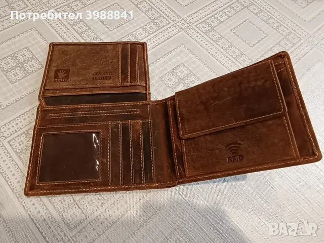 Портмоне от естествена кожа , снимка 1