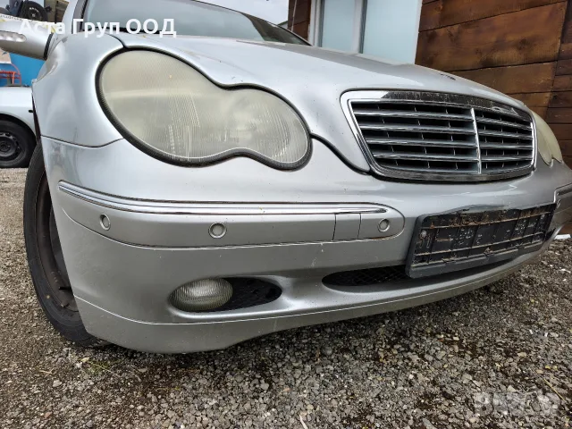сива предна броня за Мерцедес W203, снимка 3 - Части - 56272279