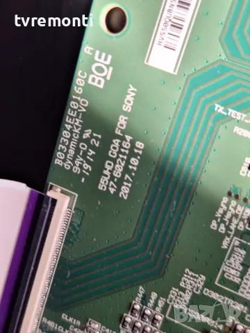 TCon BOARD , 55UHD GOA FOR SONY 47-6021164 - Sony KD-55XG8096 55inc DISPLAY YM9S055CNO01, снимка 2 - Части и Платки - 48620366