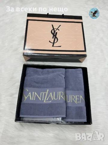 Yves Saint Laurent🔝Burberry Луксозни Хавлии - 2бр. в кутия - Налични Различни Цветове Код D2152, снимка 11 - Хавлиени кърпи - 49423283