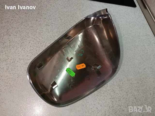 Капачка за дясно огледало, пасажерското, за Алфа Ромео 159 и Мито, цвят сребрист сатен, снимка 6 - Части - 49351153