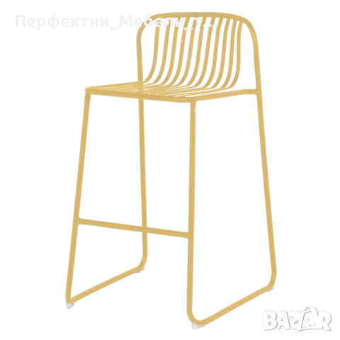 Метален бар стол различни цветове за външен бар,за градинско заведение,стол за басейн/плаж, снимка 5 - Градински мебели, декорация  - 50024429