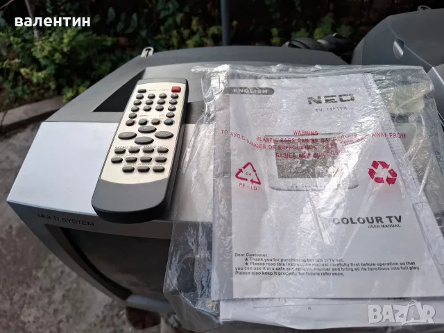 Телевизор НЕО два броя малки работещи с дистанциони.Цената е за един брой двата 20е., снимка 4 - Телевизори - 56074062