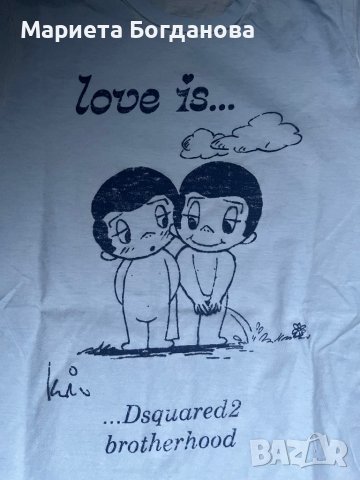 Тениска Dsquared , снимка 2 - Тениски - 39502321