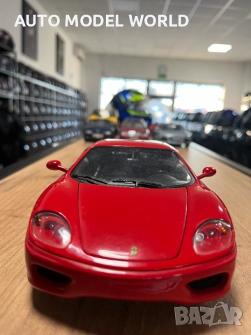 BBURAGO Mетална колекционерска количка модел FERRARI 360 MODENA 1:18, снимка 4 - Колекции - 52793756