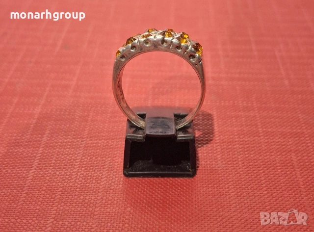 Сребърен пръстен, снимка 3 - Пръстени - 53068361